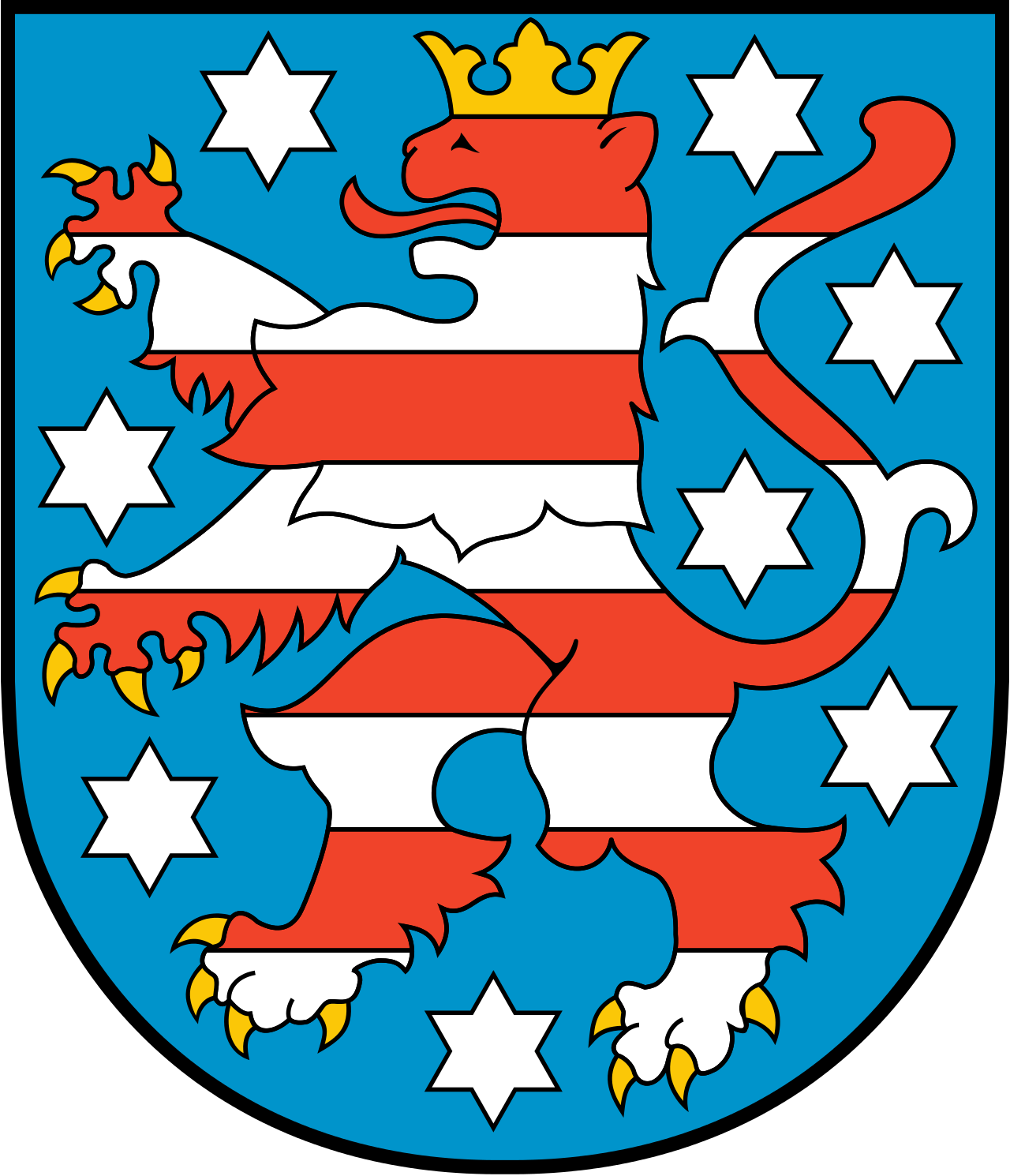Wappen von Thüringen